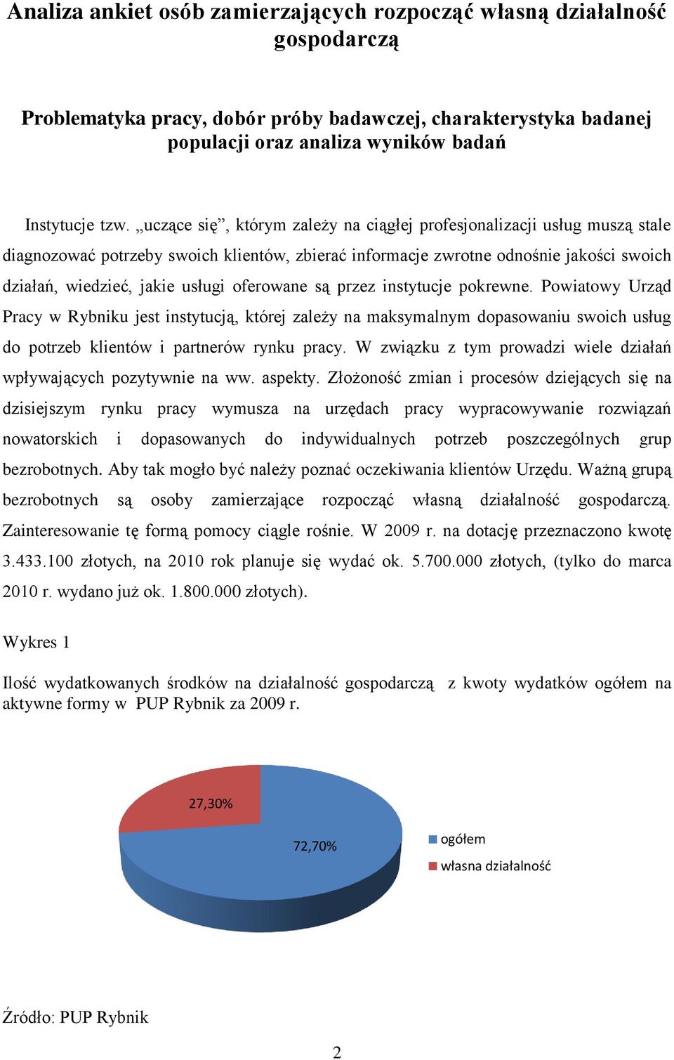 oferowane są przez instytucje pokrewne. Powiatowy Urząd Pracy w Rybniku jest instytucją, której zależy na maksymalnym dopasowaniu swoich usług do potrzeb klientów i partnerów rynku pracy.