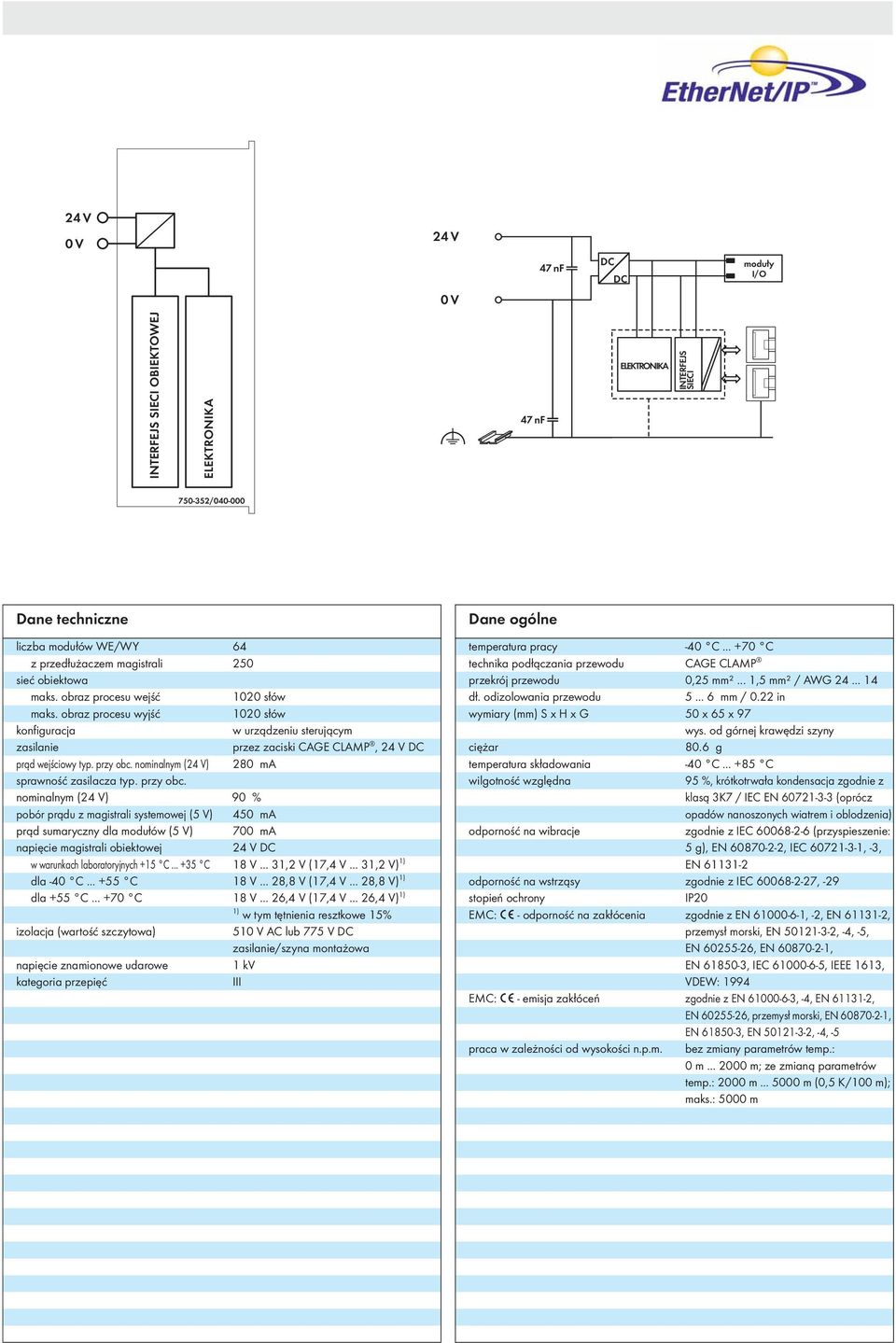 nominalnym () 80 m sprawność zasilacza typ. przy obc. nominalnym () 90 % pobór prądu z magistrali systemowej (5 V) 50 m prąd sumaryczny dla modułów (5 V) 700 m w warunkach laboratoryjnych 5... 5 8 V.