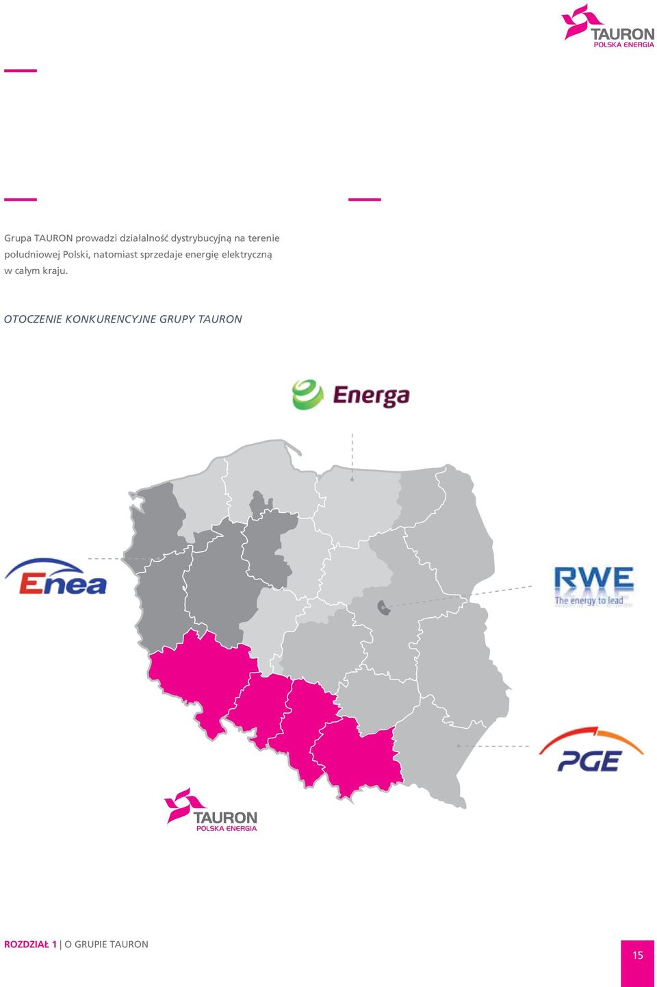 sprzedaje energię elektryczną w całym kraju.