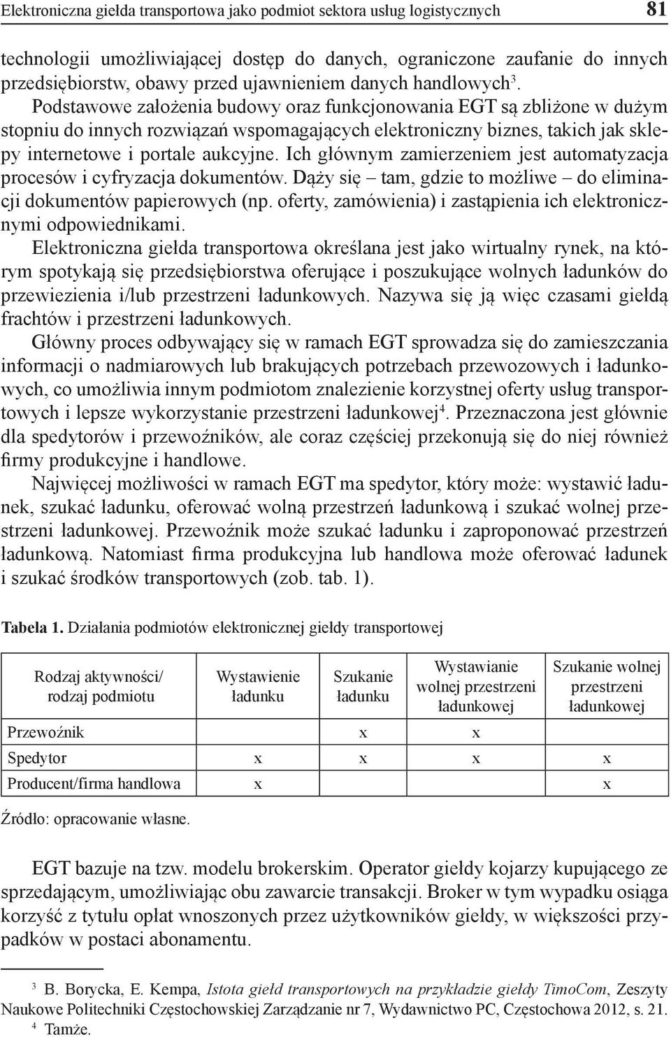 Podstawowe założenia budowy oraz funkcjonowania EGT są zbliżone w dużym stopniu do innych rozwiązań wspomagających elektroniczny biznes, takich jak sklepy internetowe i portale aukcyjne.