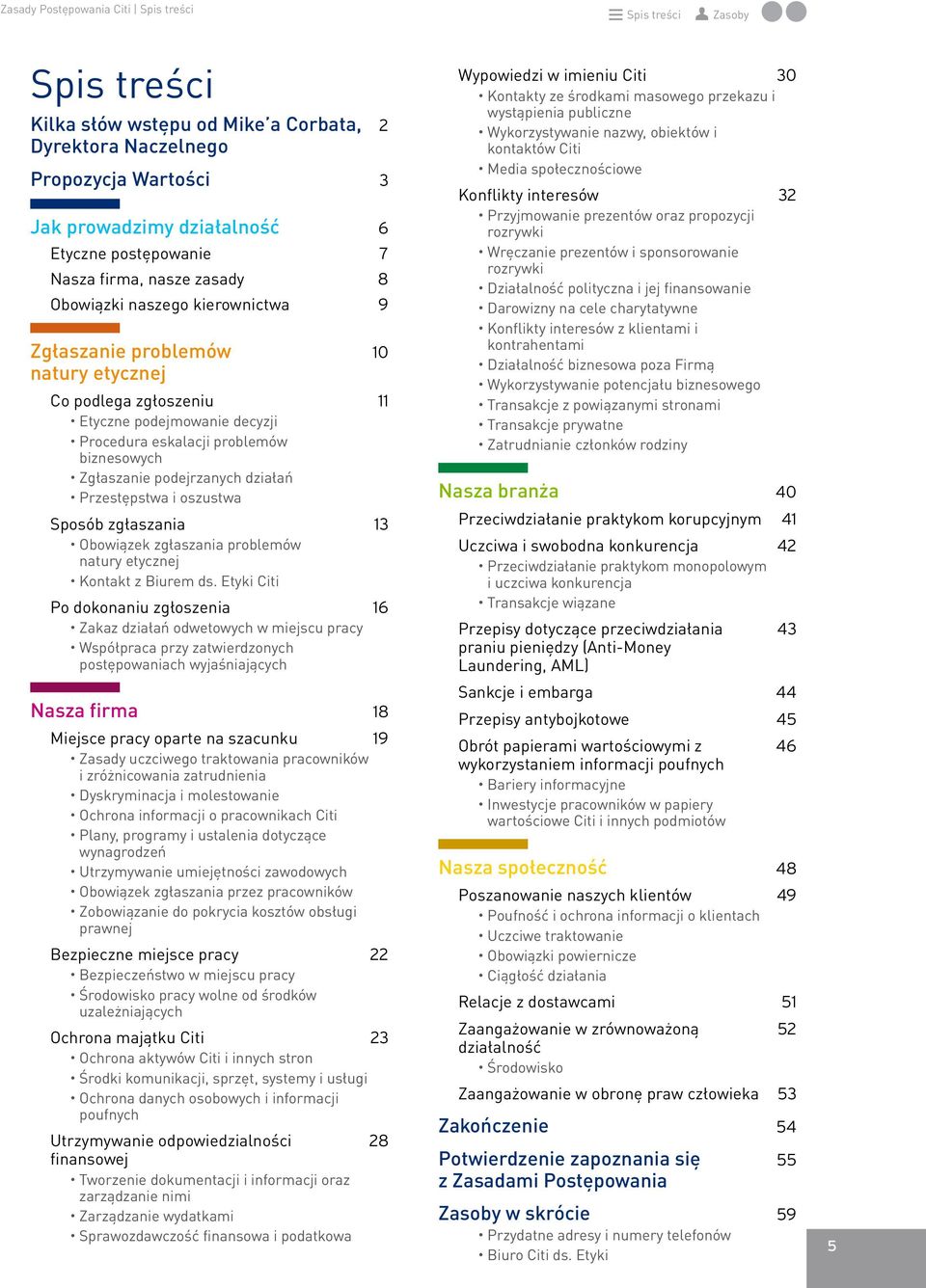 biznesowych Zgłaszanie podejrzanych działań Przestępstwa i oszustwa Sposób zgłaszania 13 Obowiązek zgłaszania problemów natury etycznej Kontakt z Biurem ds.