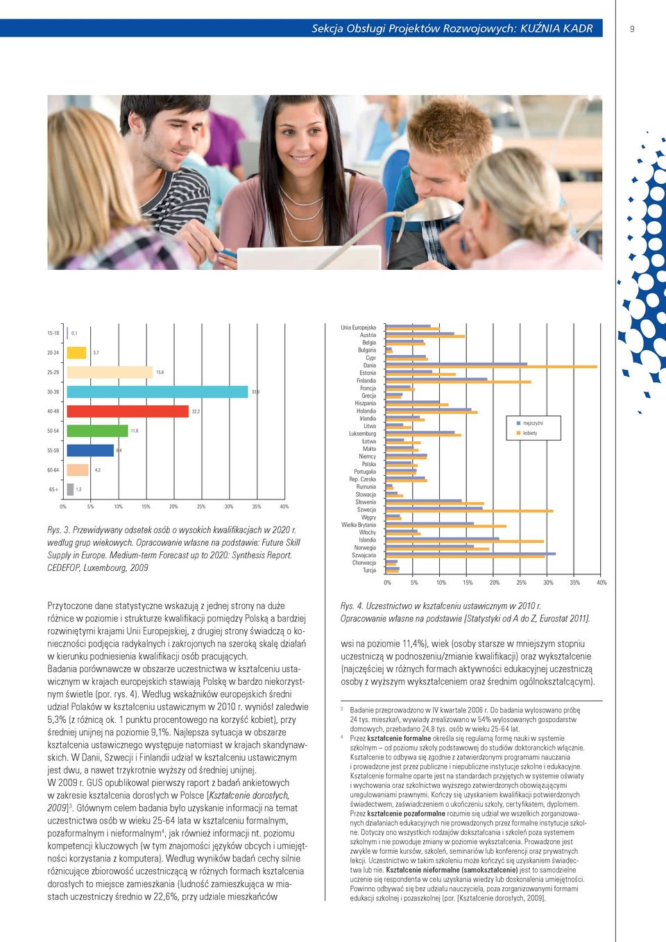 CEDEFOP, Luxembourg, 2009 Unia Europejska Austria Belgia Bułgaria Cypr Dania Estonia Finlandia Francja Grecja Hiszpania Holandia Irlandia Litwa Luksemburg Łotwa Malta Niemcy Polska Portugalia Rep.