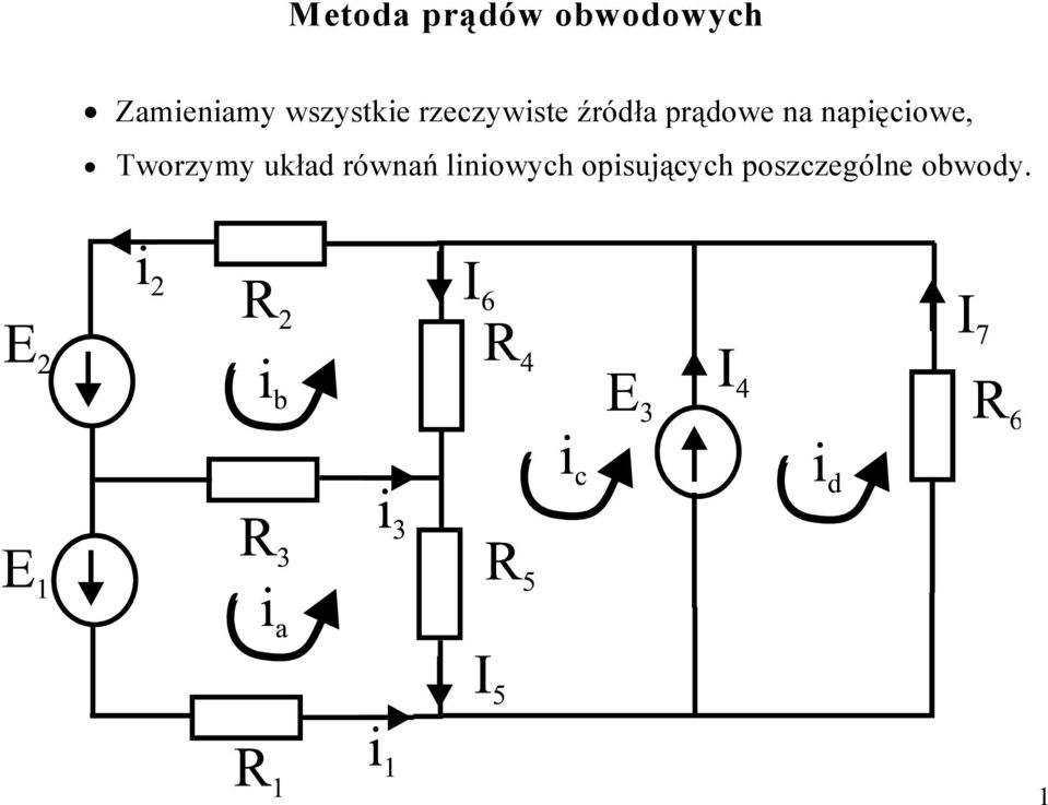 prądowe n npęowe, Tworzymy kłd