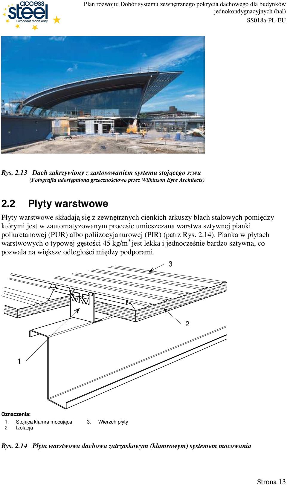 pianki poliuretanowej (PUR) albo poliizocyjanurowej (PIR) (patrz Rys. 2.14).