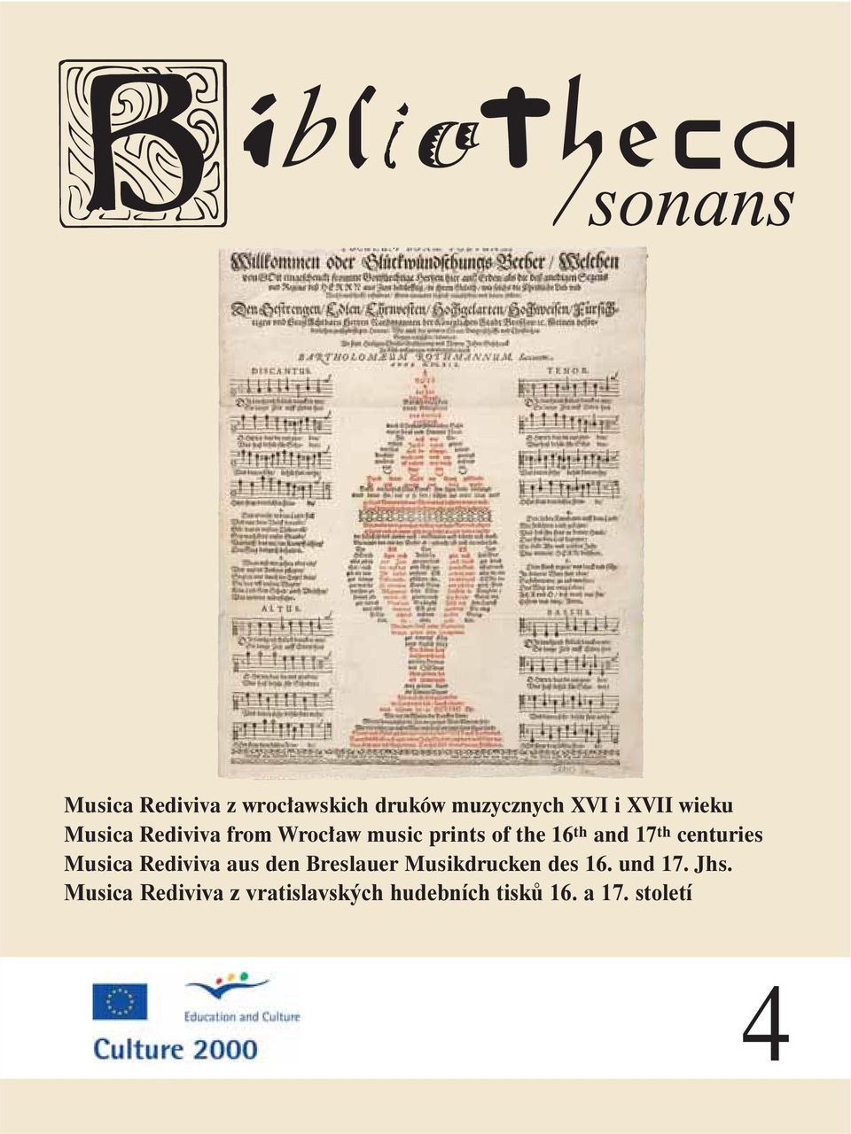 centuries Musica Rediviva aus den Breslauer Musikdrucken des 16.