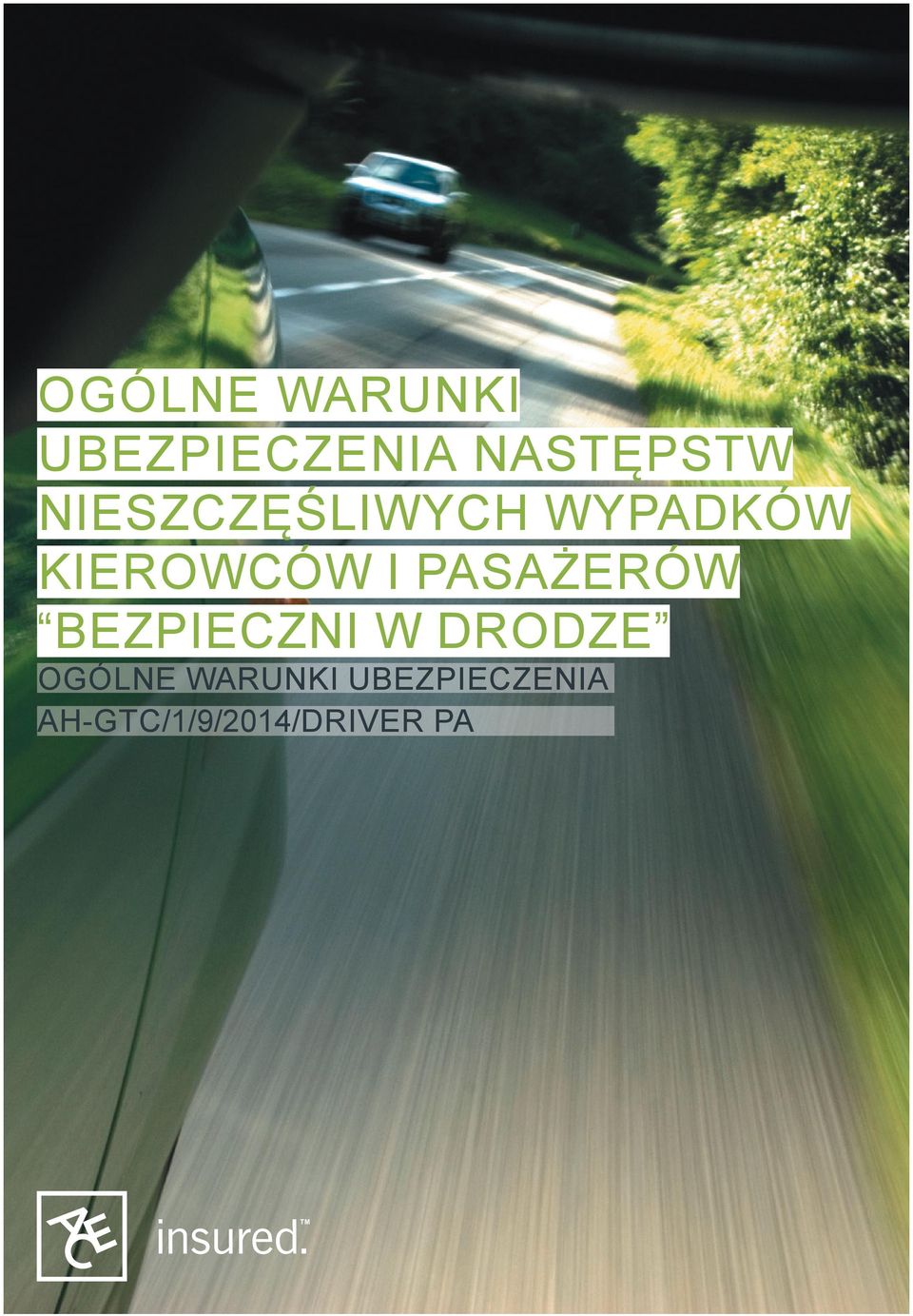 PASAŻERÓW BEZPIECZNI W DRODZE OGÓLNE