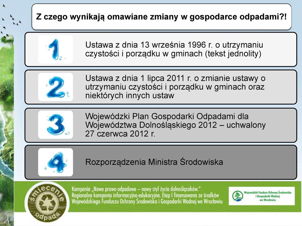 o zmianie ustawy o utrzymaniu czystości i porządku w gminach oraz niektórych innych ustaw Wojewódzki