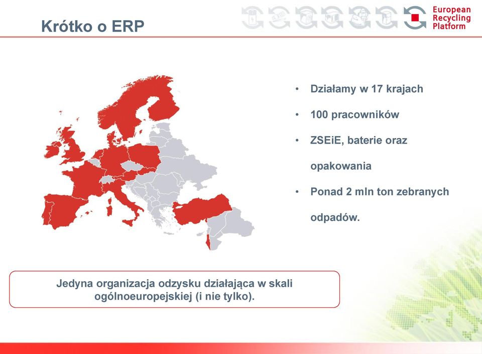 2 mln ton zebranych odpadów.