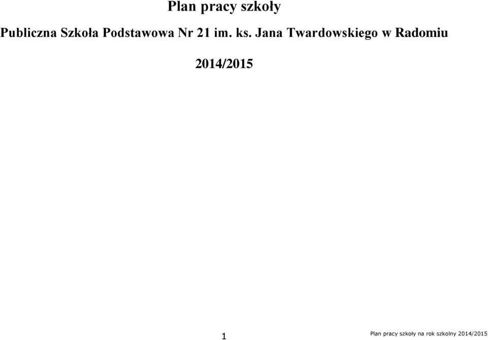 Podstawowa Nr 21 im. ks.