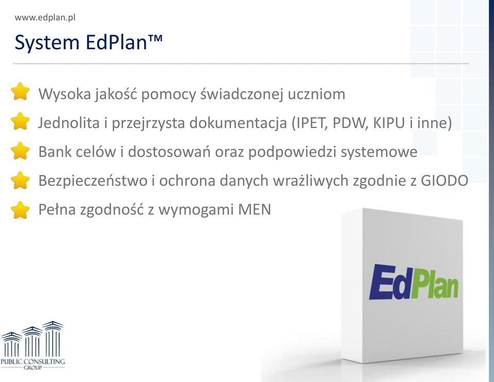 Bank celów i dostosowao oraz podpowiedzi systemowe