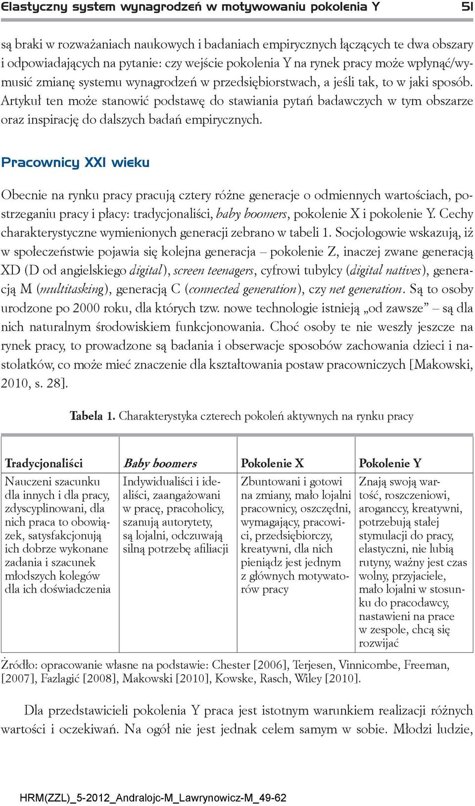 Artykuł ten może stanowić podstawę do stawiania pytań badawczych w tym obszarze oraz inspirację do dalszych badań empirycznych.