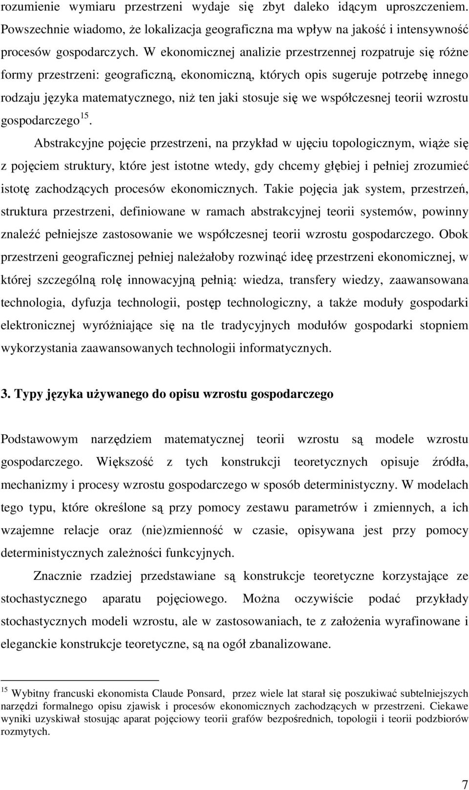 we współczesnej teorii wzrostu gospodarczego 15.