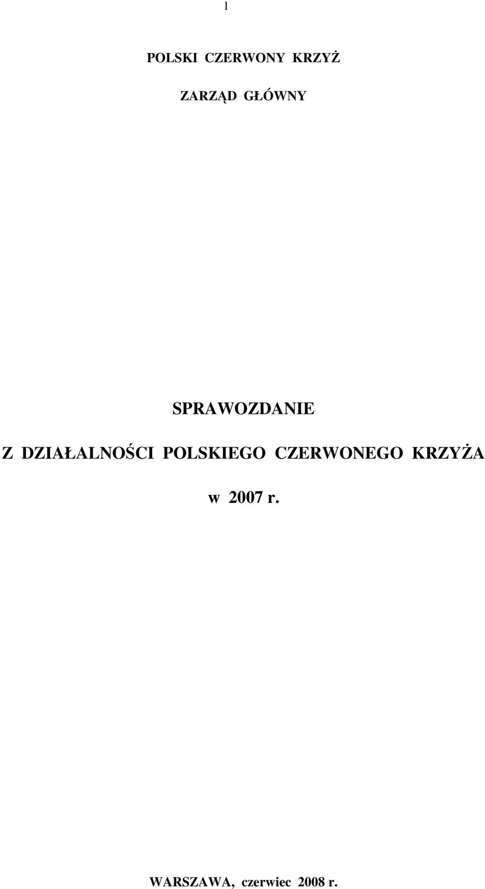 DZIAŁALNOŚCI POLSKIEGO