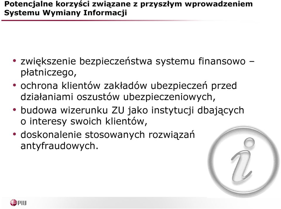 ubezpieczeń przed działaniami oszustów ubezpieczeniowych, budowa wizerunku ZU jako