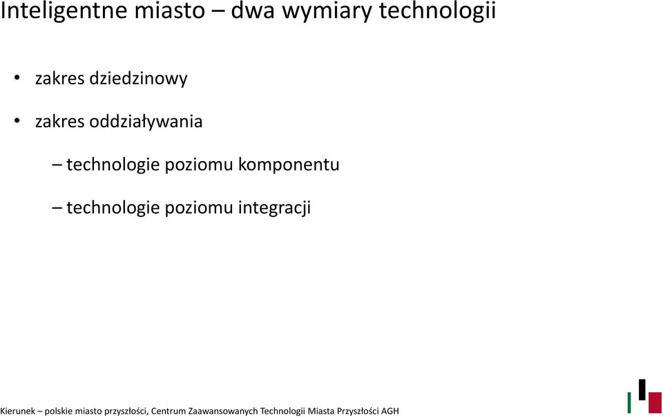 zakres oddziaływania technologie