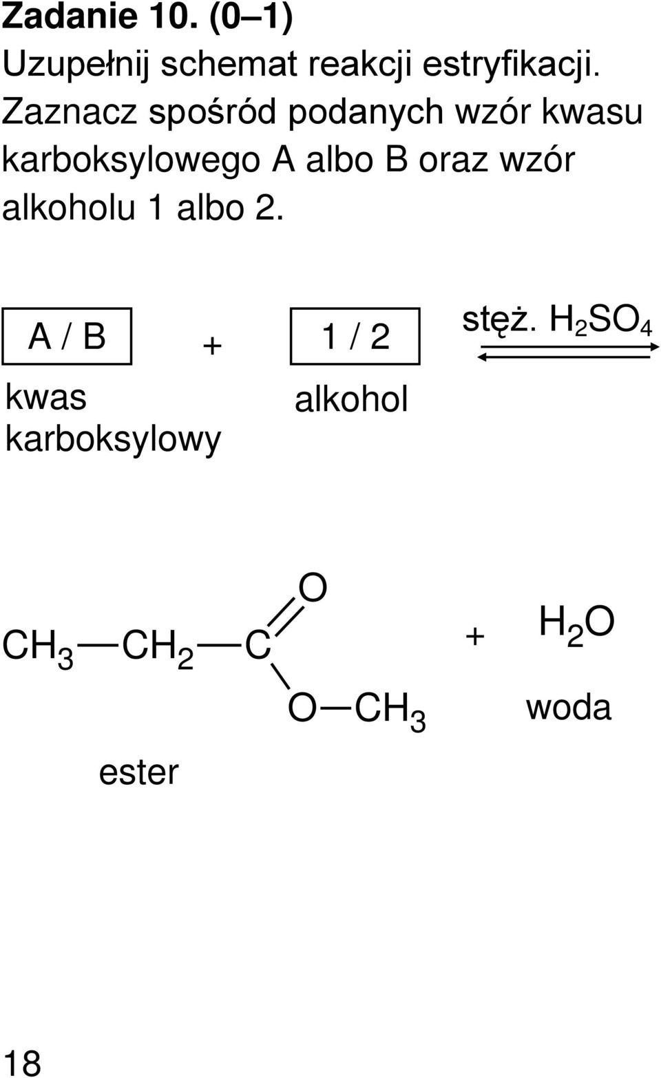 oraz wzór alkoholu 1 albo 2.