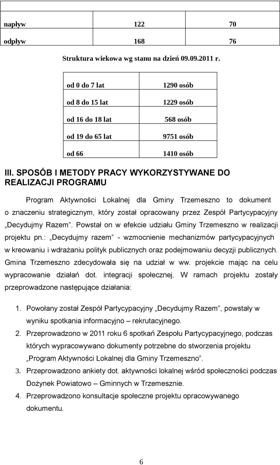 Decydujmy Razem. Powstał on w efekcie udziału Gminy Trzemeszno w realizacji projektu pn.