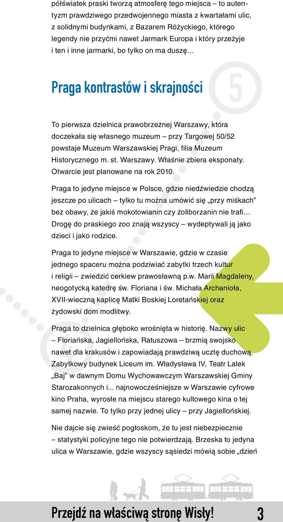 Targowej 50/52 powstaje Muzeum Warszawskiej Pragi, filia Muzeum Historycznego m. st. Warszawy. Właśnie zbiera eksponaty. Otwarcie jest planowane na rok 2010.