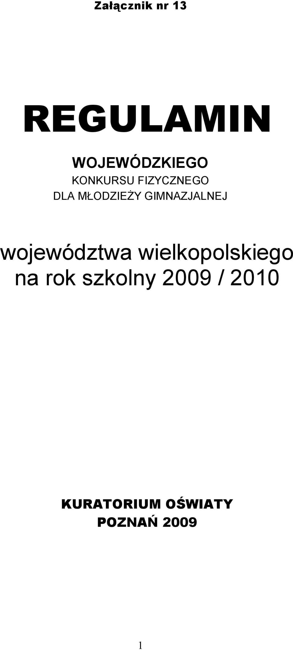 GIMNAZJALNEJ województwa wielkopolskiego na