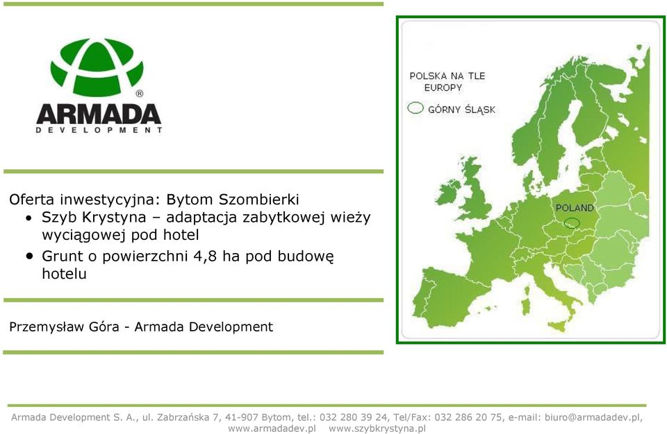 wyciągowej pod hotel Grunt o powierzchni 4,8