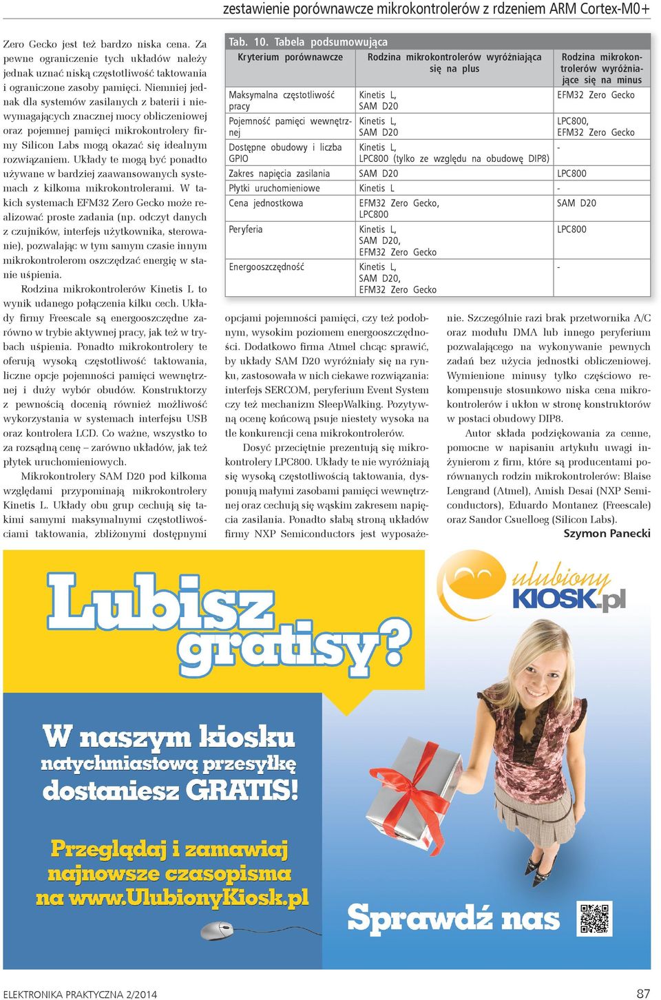 Niemniej jednak dla systemów zasilanych z baterii i niewymagających znacznej mocy obliczeniowej oraz pojemnej pamięci mikrokontrolery firmy Silicon Labs mogą okazać się idealnym rozwiązaniem.