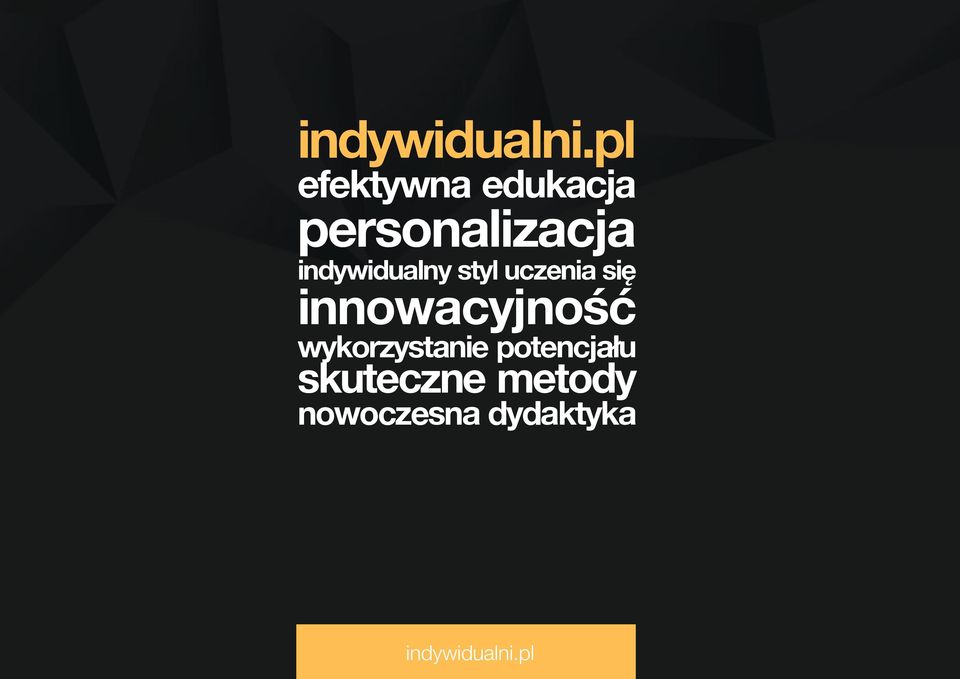 indywidualny styl uczenia się