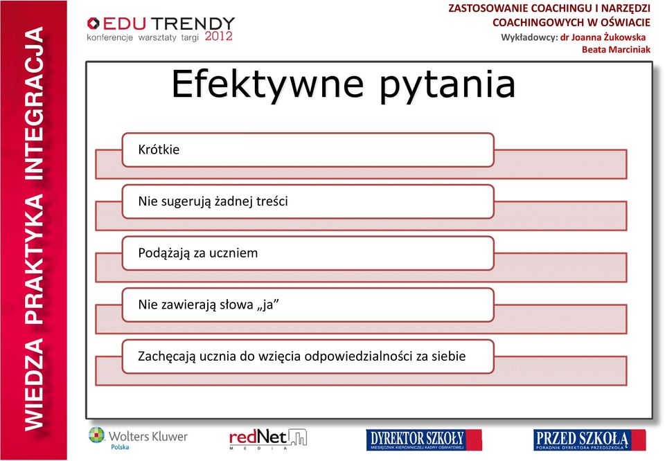 uczniem Nie zawierają słowa ja