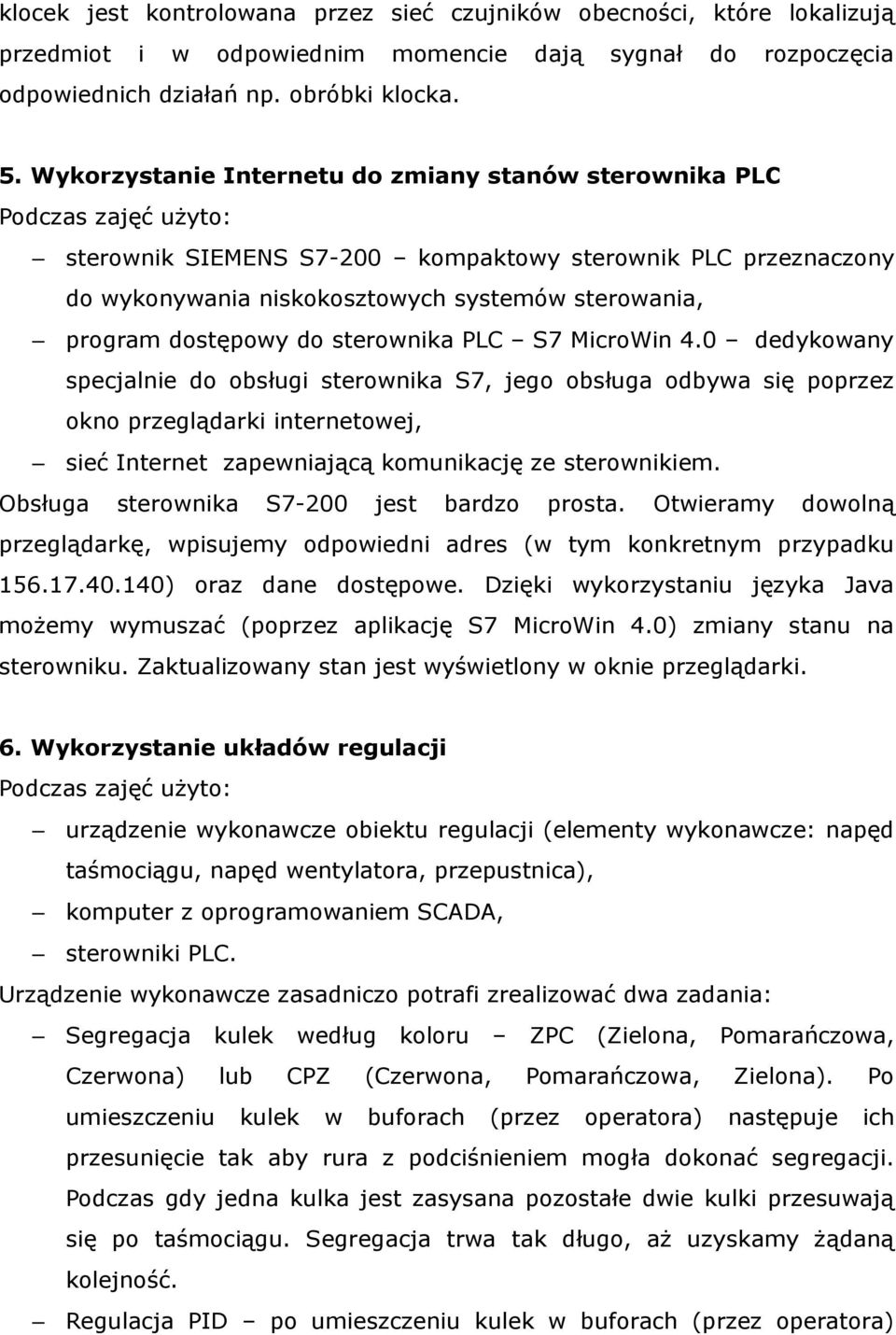 dostępowy do sterownika PLC S7 MicroWin 4.