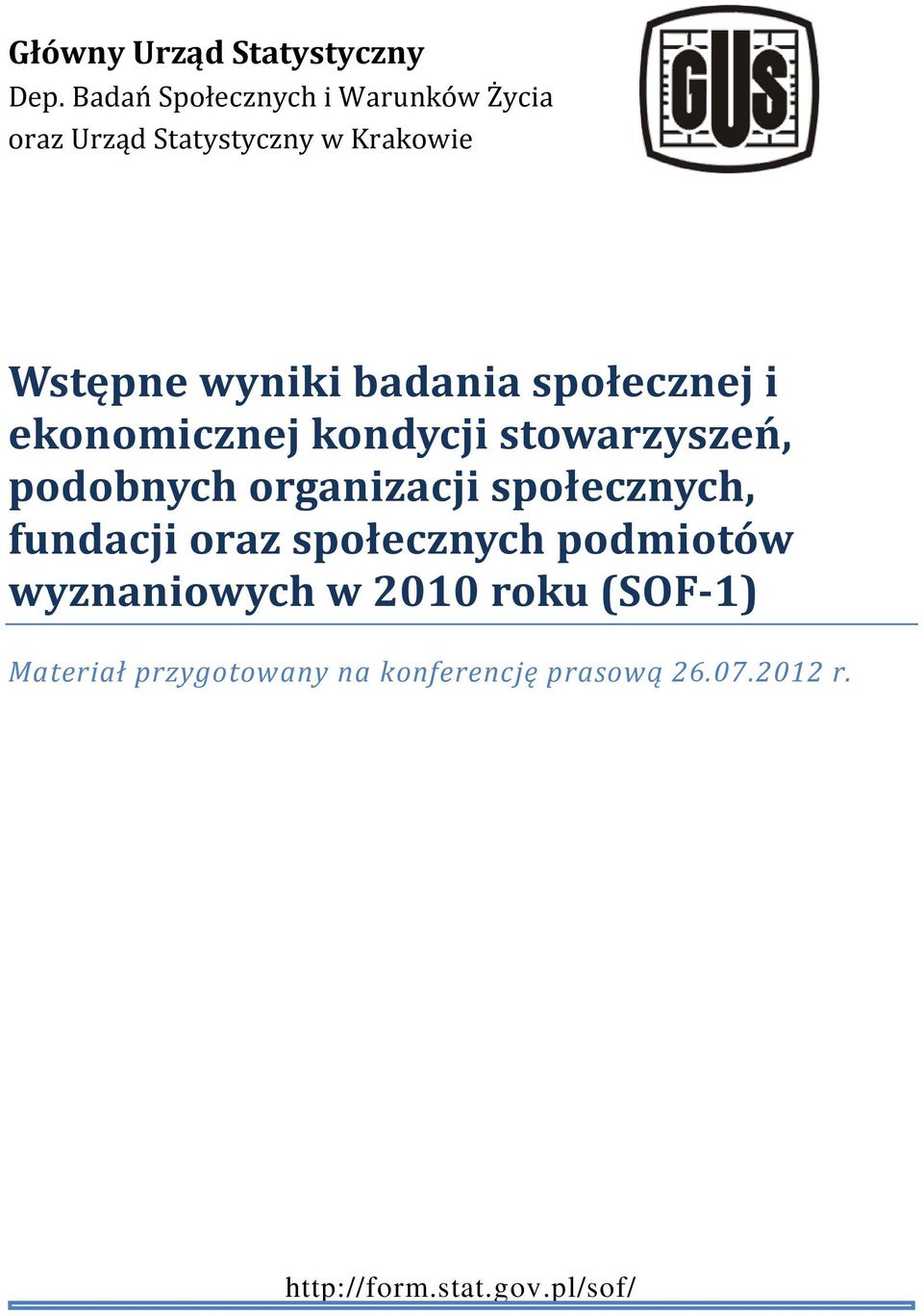 badania społecznej i ekonomicznej kondycji stowarzyszeń, podobnych organizacji