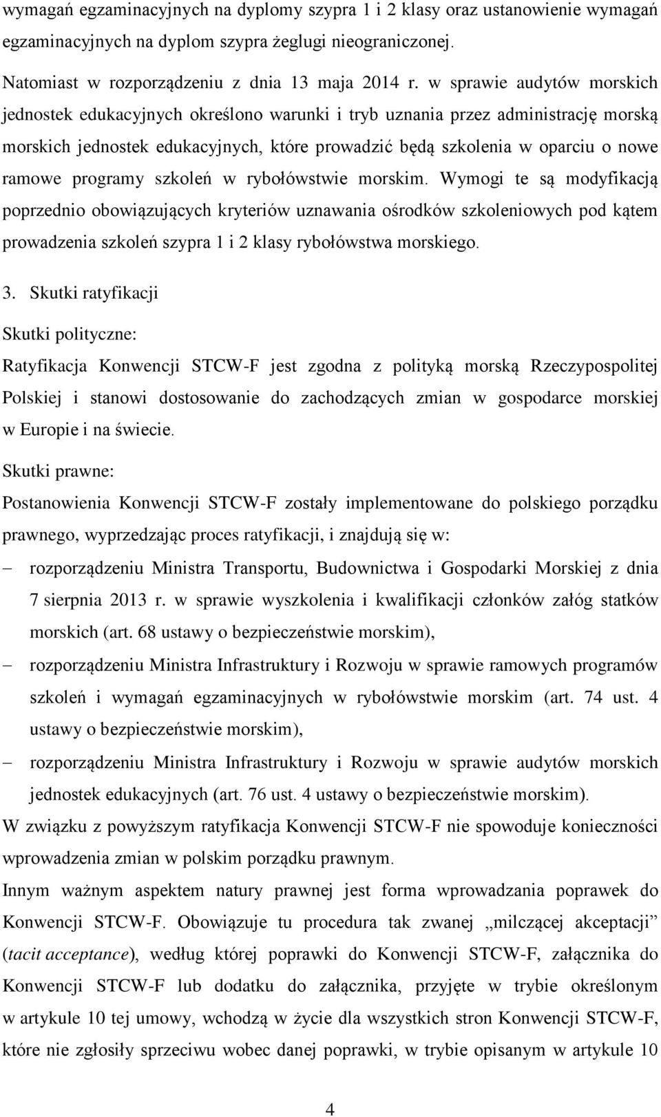 programy szkoleń w rybołówstwie morskim.