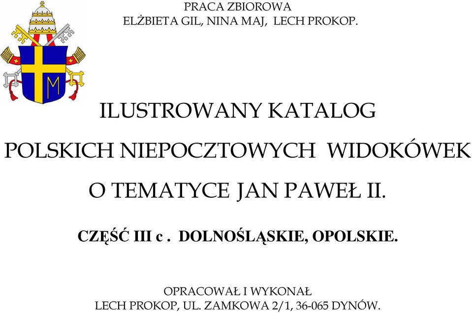 TEMATYCE JAN PAWEŁ II. CZĘŚĆ III c.