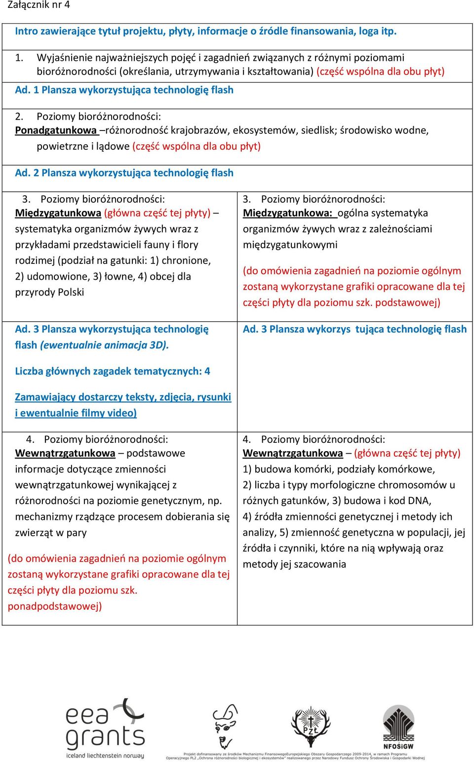 1 Plansza wykorzystująca technologię flash 2.