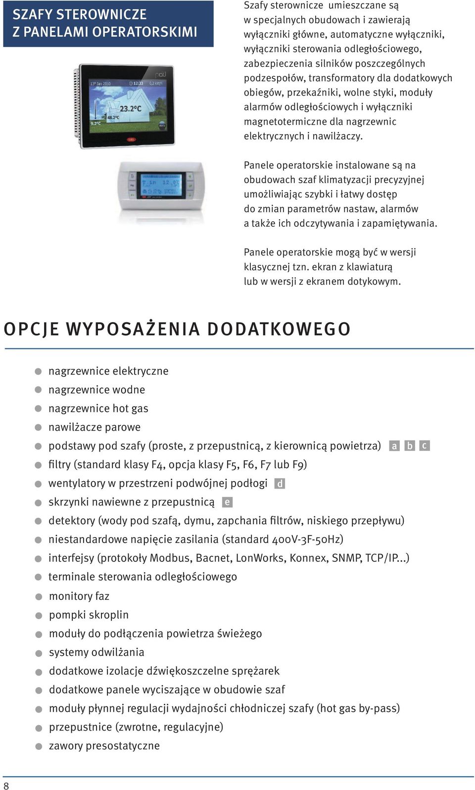 elektrycznych i nawilżaczy.