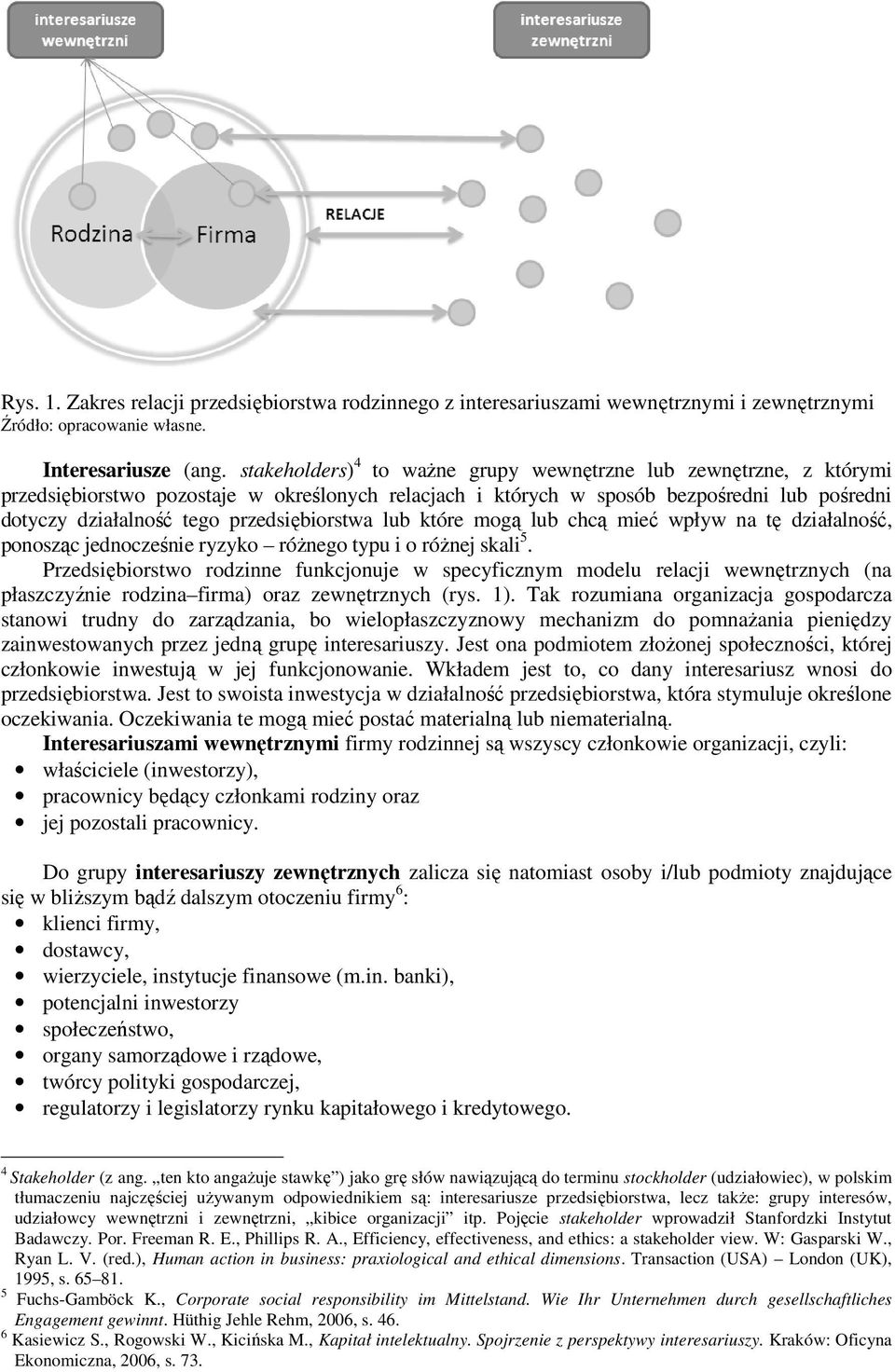 przedsiębiorstwa lub które mogą lub chcą mieć wpływ na tę działalność, ponosząc jednocześnie ryzyko różnego typu i o różnej skali 5.