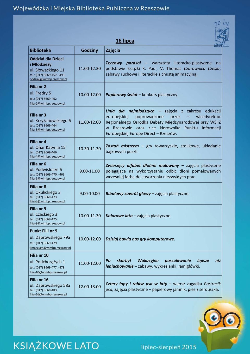 00 Unia dla najmłodszych zajęcia z zakresu edukacji europejskiej poprowadzone przez wicedyrektor Regionalnego Ośrodka Debaty Międzynarodowej przy WSIiZ w Rzeszowie oraz z-cę kierownika Punktu