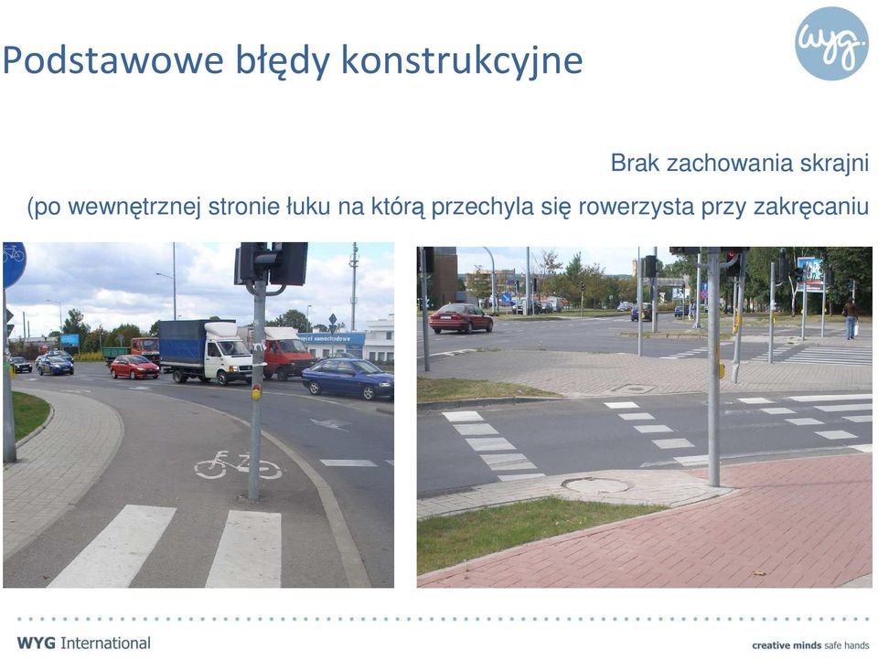 wewnętrznej stronie łuku na którą