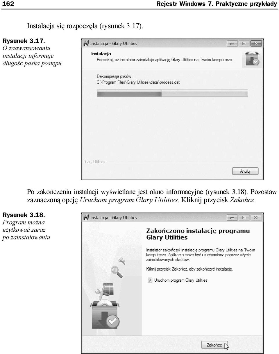 wyświetlane jest okno informacyjne (rysunek 3.18).