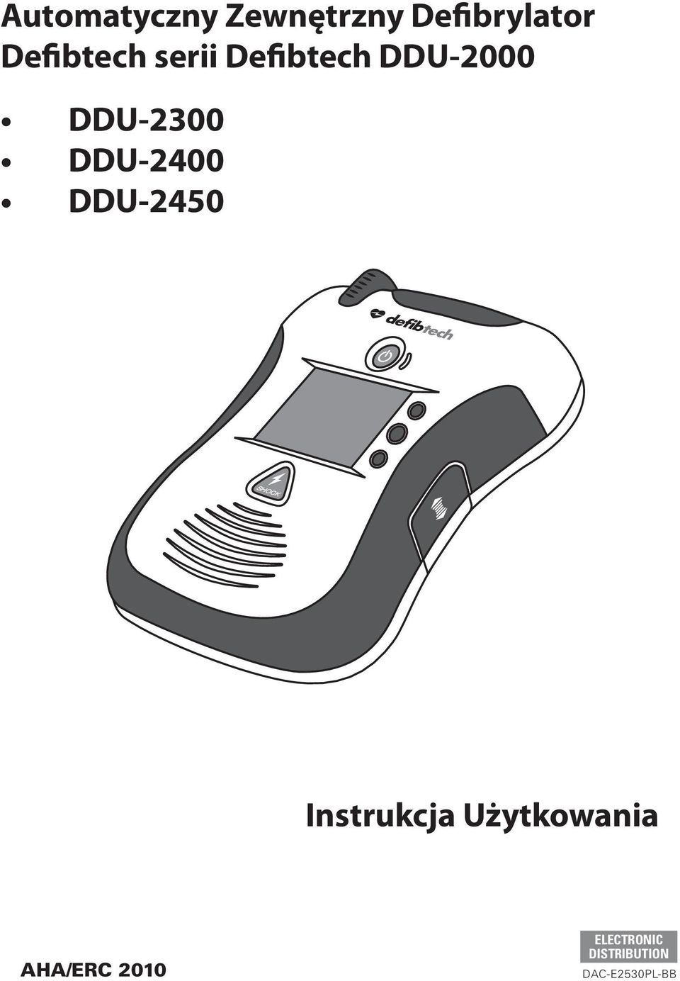 DDU-2300 DDU-2400 DDU-2450 Instrukcja