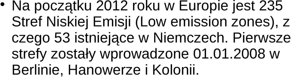 istniejące w Niemczech.