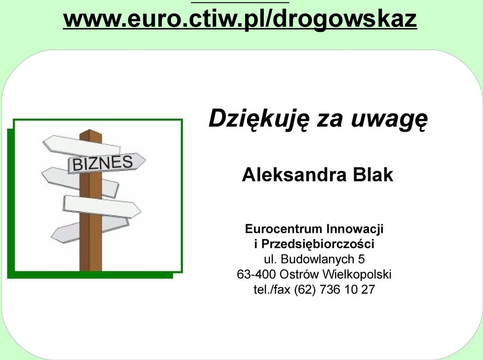 Blak Eurocentrum Innowacji i