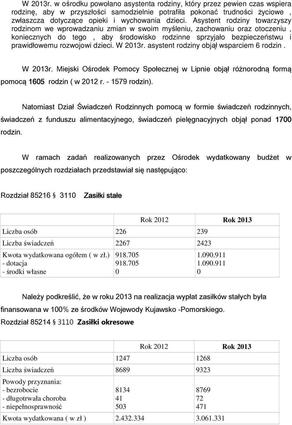 Asystent rodziny towarzyszy rodzinom we wprowadzaniu zmian w swoim myśleniu, zachowaniu oraz otoczeniu, koniecznych do tego, aby środowisko rodzinne sprzyjało bezpieczeństwu i prawidłowemu rozwojowi