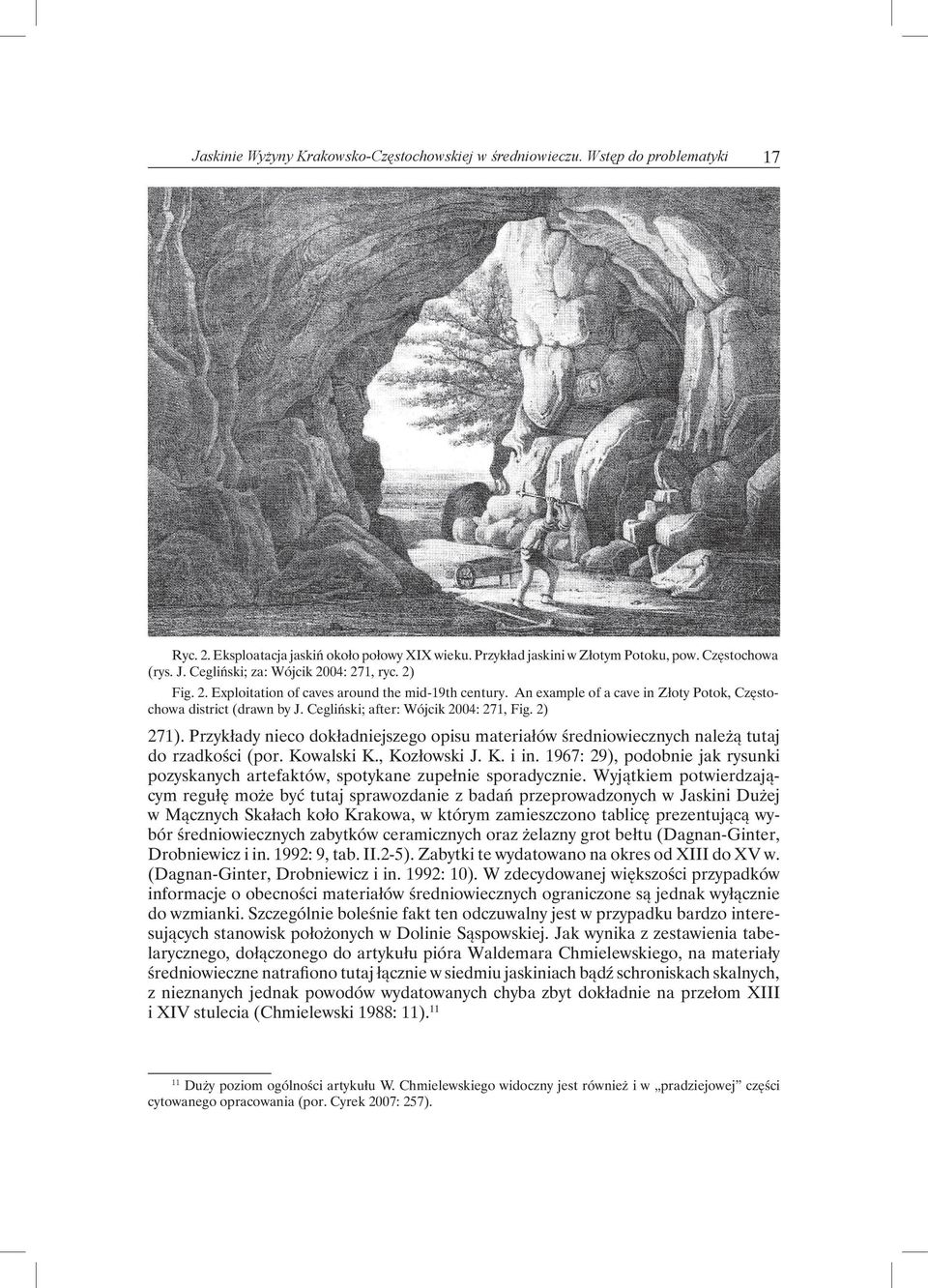 Cegliński; after: Wójcik 2004: 271, Fig. 2) 271). Przykłady nieco dokładniejszego opisu materiałów średniowiecznych należą tutaj do rzadkości (por. Kowalski K., Kozłowski J. K. i in.