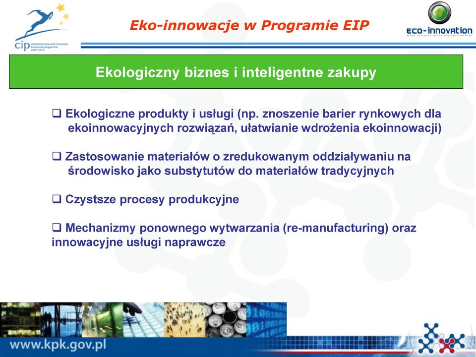 Zastosowanie materiałów o zredukowanym oddziaływaniu na środowisko jako substytutów do materiałów