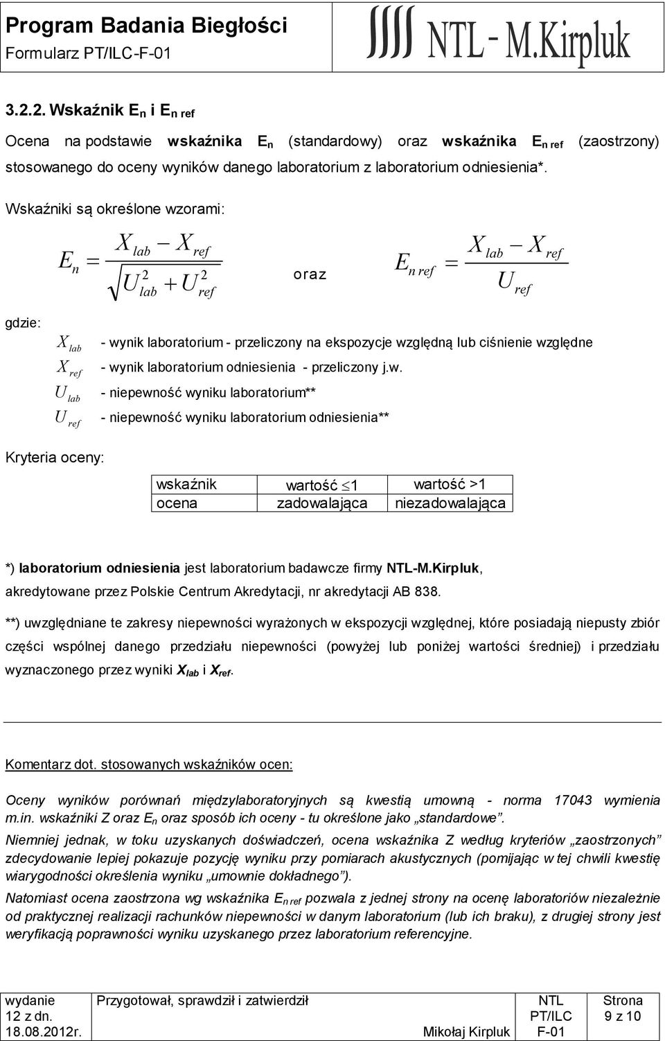 odniesienia - przeliczony j.w.