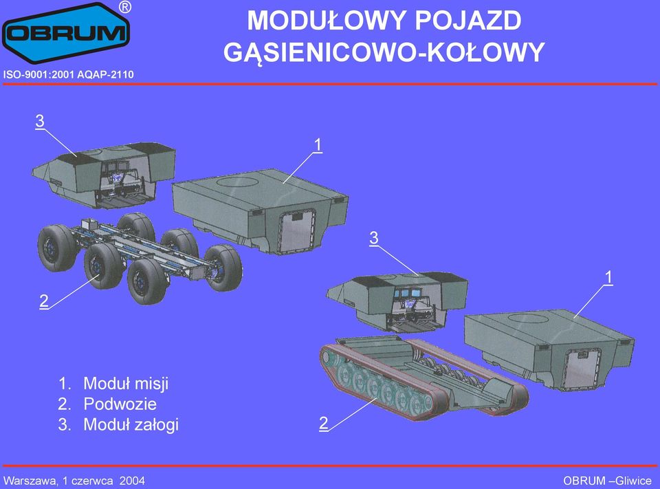 3 2 1 1. Moduł misji 2.