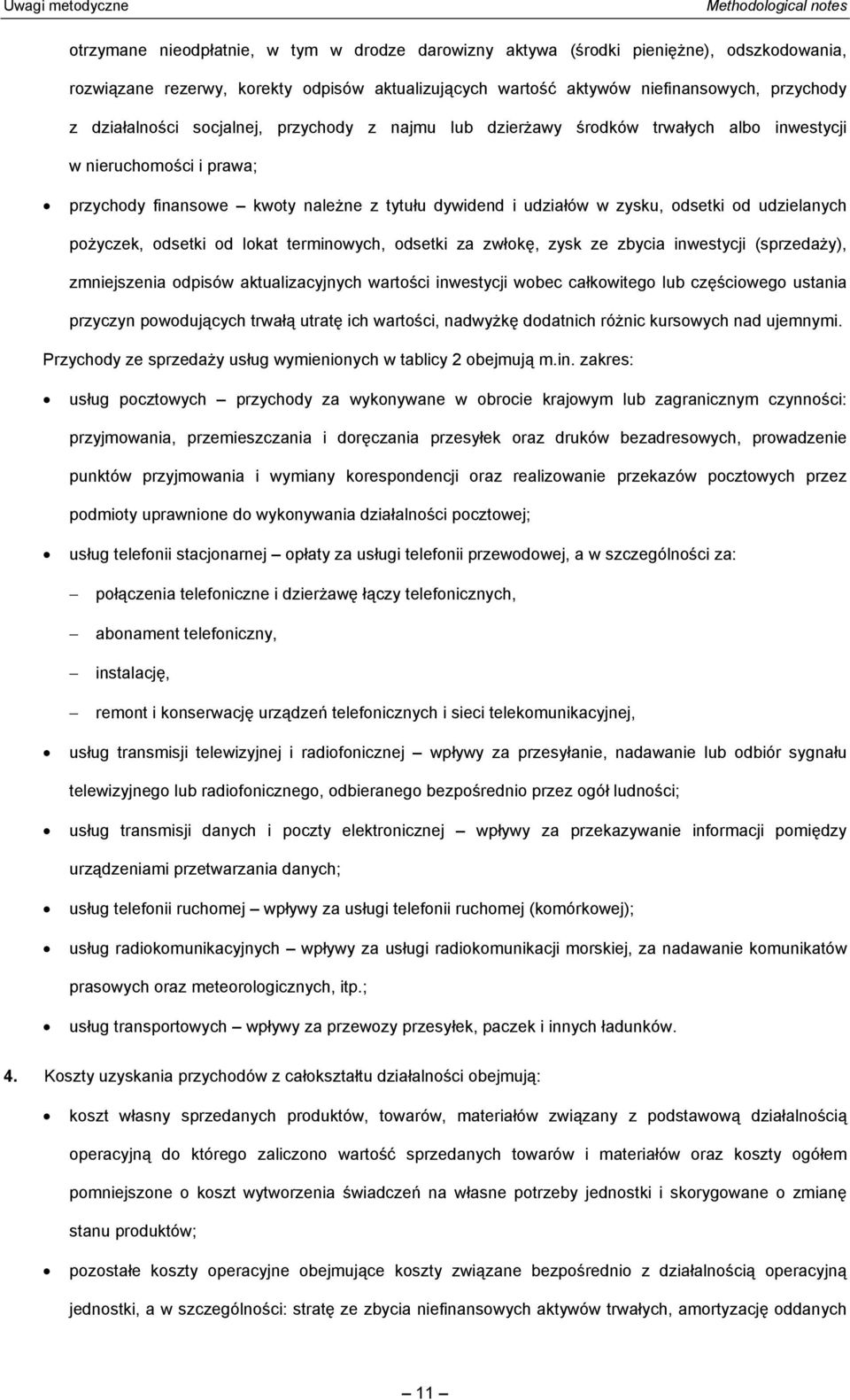 udziałów w zysku, odsetki od udzielanych pożyczek, odsetki od lokat terminowych, odsetki za zwłokę, zysk ze zbycia inwestycji (sprzedaży), zmniejszenia odpisów aktualizacyjnych wartości inwestycji