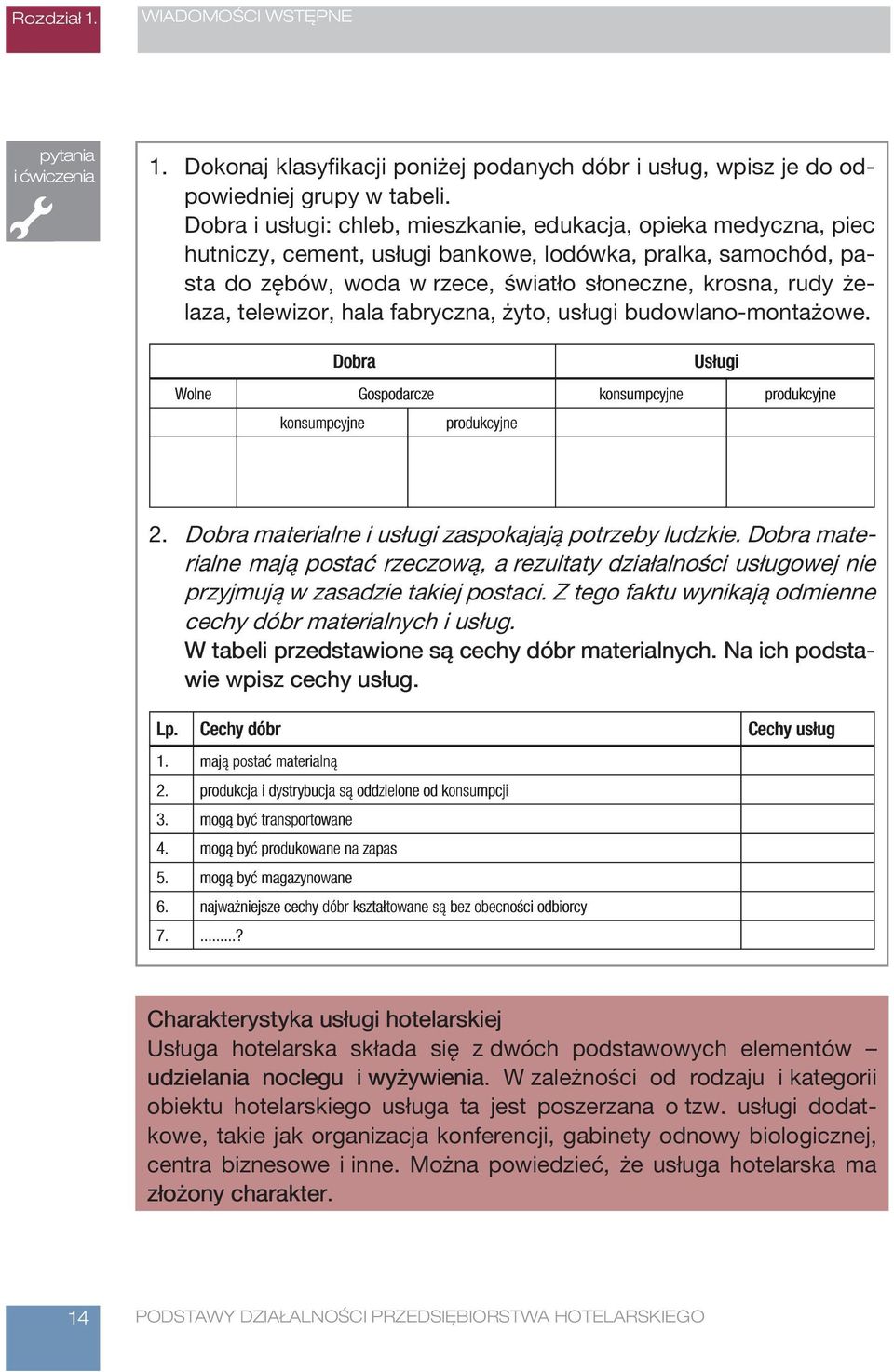 telewizor, hala fabryczna, żyto, usługi budowlano-montażowe. Dobra Usługi Wolne Gospodarcze konsumpcyjne produkcyjne konsumpcyjne produkcyjne 2. Dobra materialne i usługi zaspokajają potrzeby ludzkie.