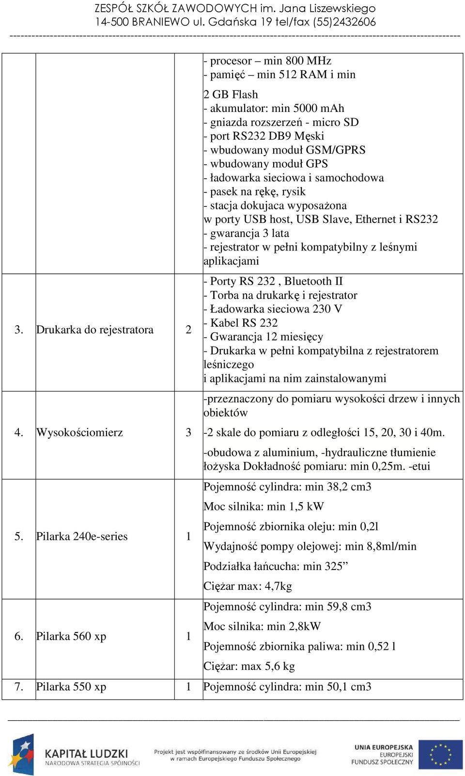 moduł GPS - ładowarka sieciowa i samochodowa - pasek na rękę, rysik - stacja dokujaca wyposażona w porty USB host, USB Slave, Ethernet i RS232 - gwarancja 3 lata - rejestrator w pełni kompatybilny z