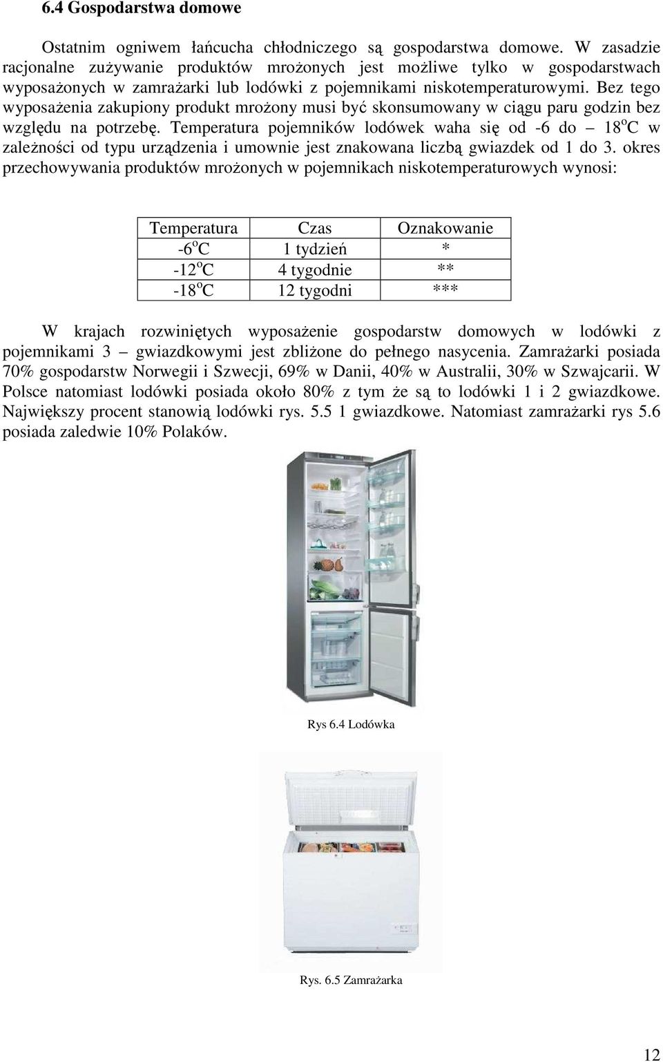 Bez tego wyposaŝenia zakupiony produkt mroŝony musi być skonsumowany w ciągu paru godzin bez względu na potrzebę.