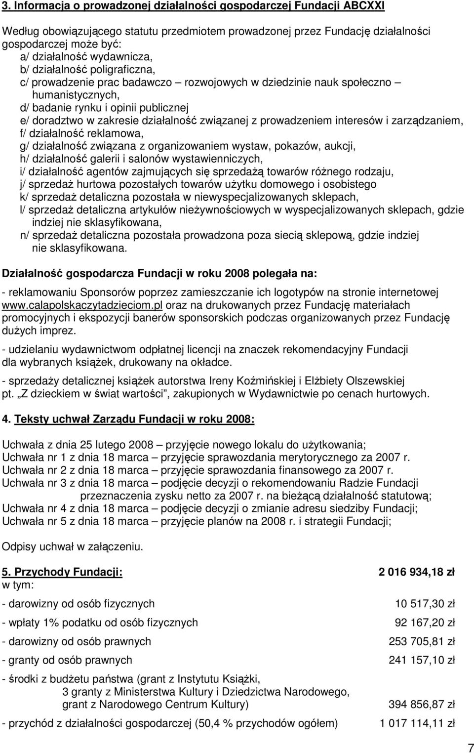 działalność związanej z prowadzeniem interesów i zarządzaniem, f/ działalność reklamowa, g/ działalność związana z organizowaniem wystaw, pokazów, aukcji, h/ działalność galerii i salonów